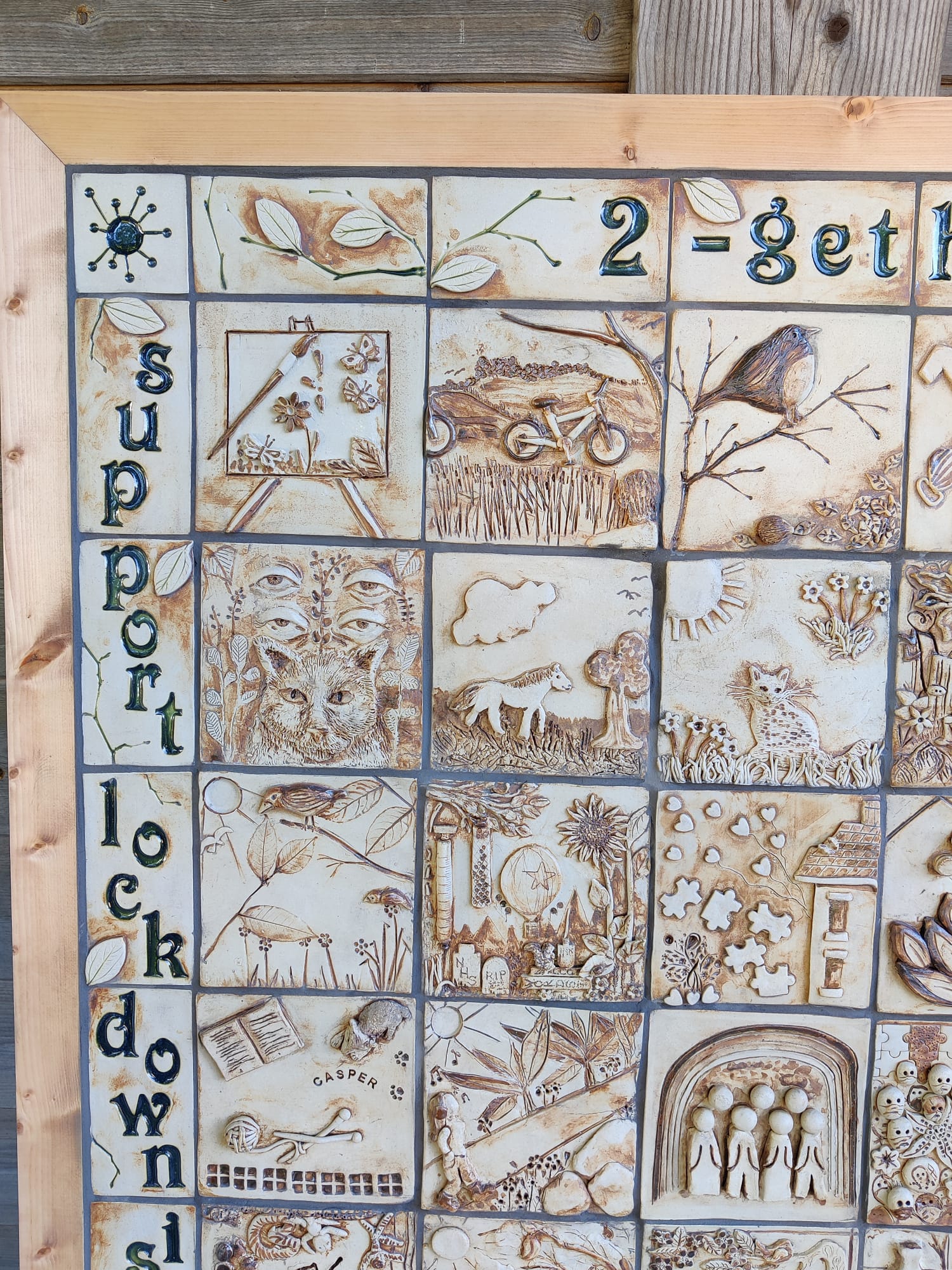 Closer view of 2-Gether tile