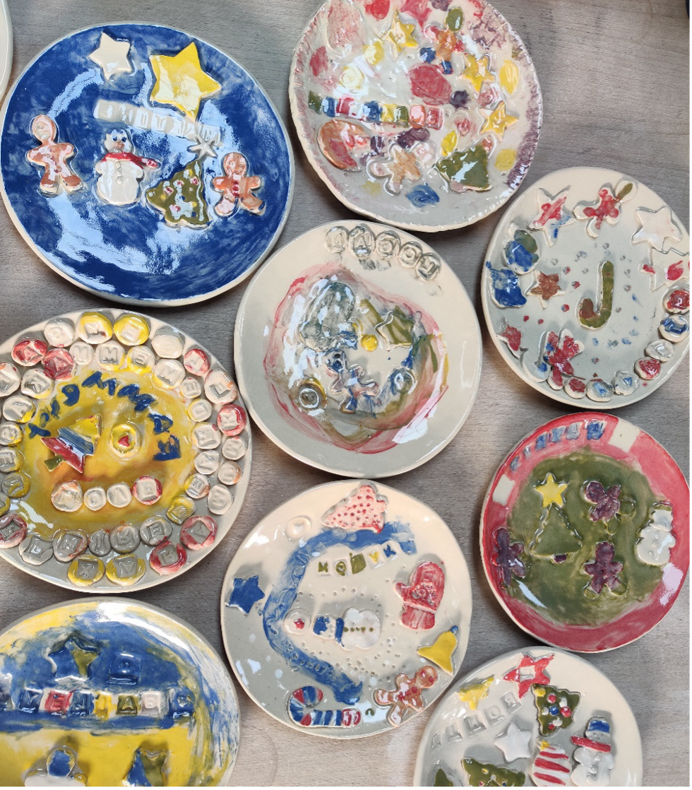 School ceramic project piece