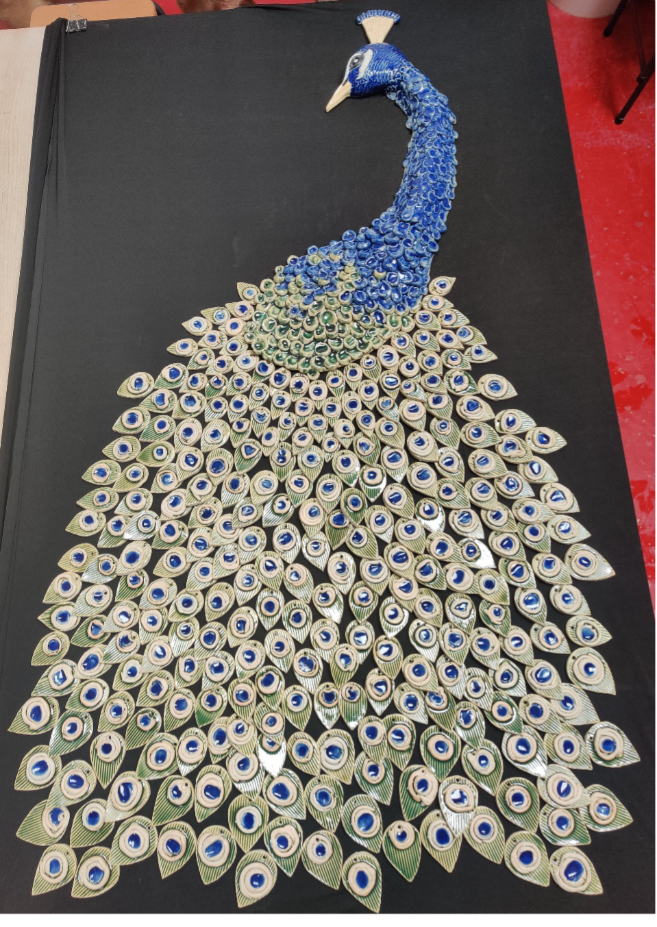 School ceramic project piece