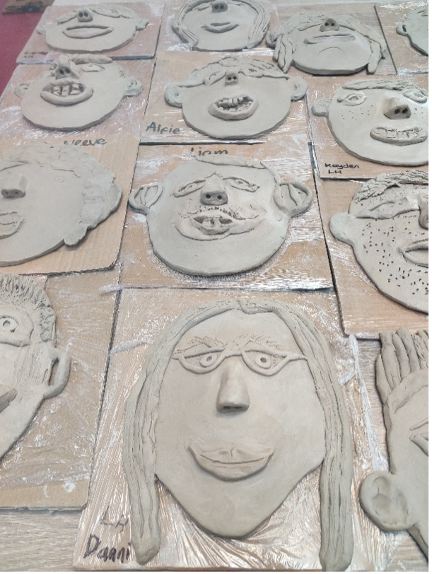 School ceramic project piece